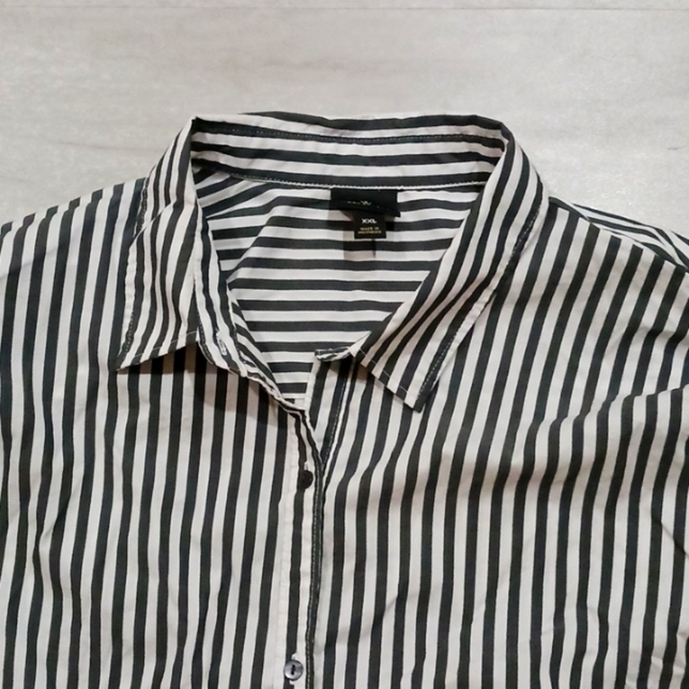 Worthington Women's Easy Care Button Up Collar Long Sleeve Shirt. Size 2xl. - Picture 5 of 12